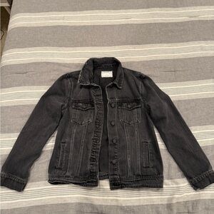 Classic Black Denim Jacket